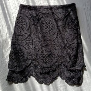 Storee crochet skirt